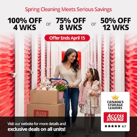 Access Storage - Uxbridge - Port Perry Promotion