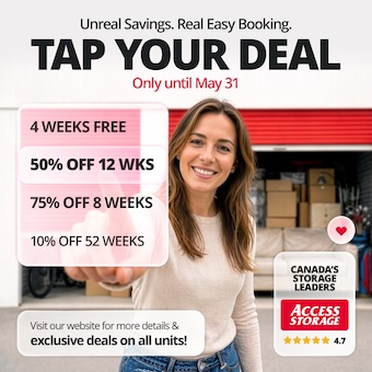 Access Storage - Uxbridge - Port Perry Promotion